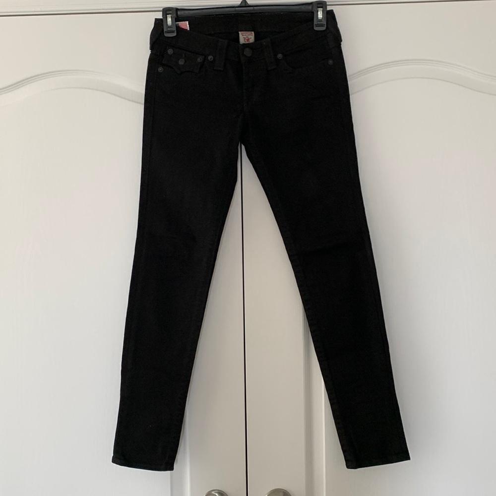 True Religion Black Slim Fit Jeans